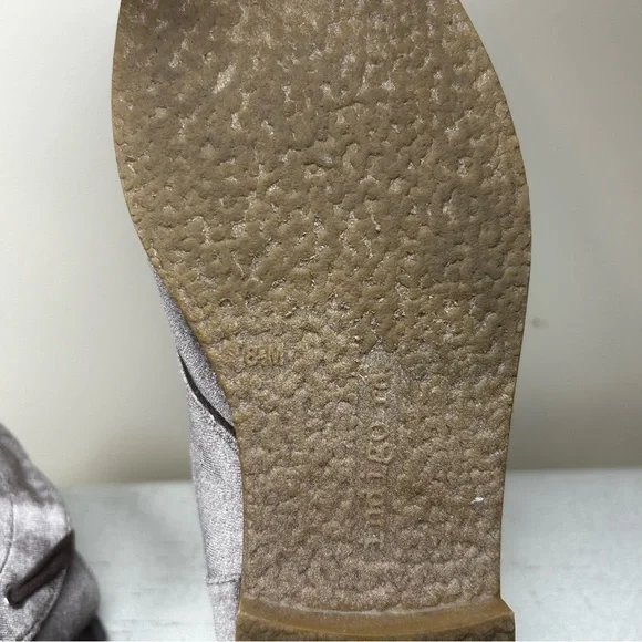 Indigo Rd Boots Womens 8.5 M Alabama Velvet Ankle Booties Lace Up Flats Brown - Picture 7 of 7